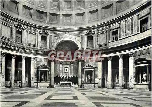 Moderne Karte Roma Interno del Pantheon