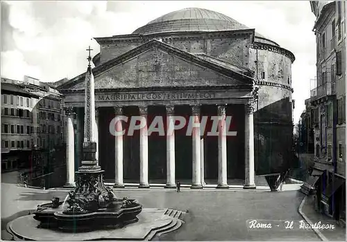 Moderne Karte Roma le Pantheon