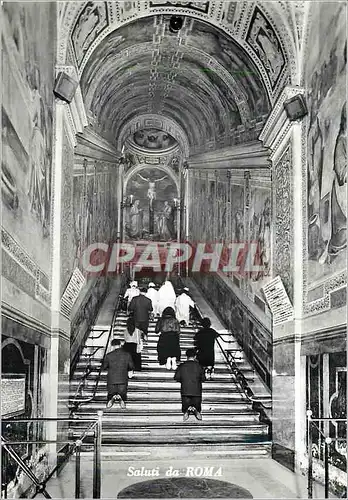 Cartes postales moderne Roma l'Escalier Saint