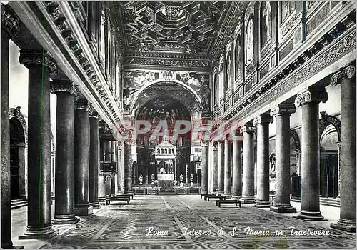 Cartes postales moderne Roma Interno di S Maria in Trastevere