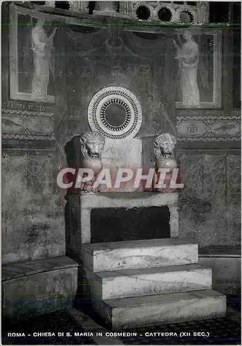 Cartes postales moderne Roma Chiesa di S Maria in Cosmedin Cattedra (XIIsec)
