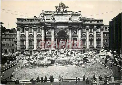 Moderne Karte Roma Fontaine de Trevi