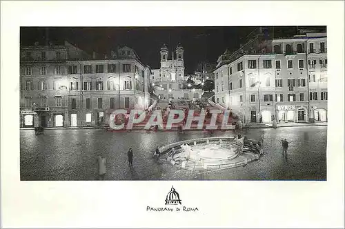 Cartes postales moderne Panorama di Roma Spagna Square