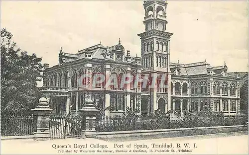 Ansichtskarte AK Queen's Royal College Port of Spain Trinidad