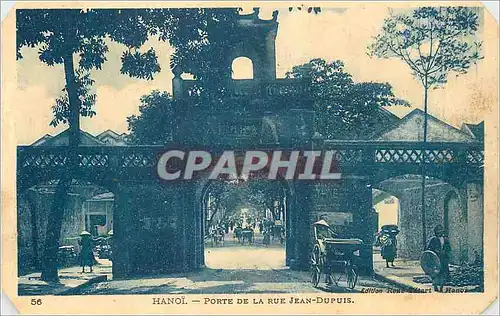 Cartes postales Hanoi Porte de la Rue Jean Dupuis