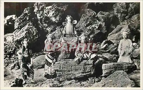 Cartes postales moderne Tonkin Indochine Francaise Reconstitution de Scenes Legendaires en Baie d'Along