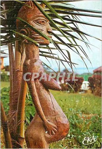 Cartes postales moderne Golfe du Benin Sculpture Yoruba Maternite