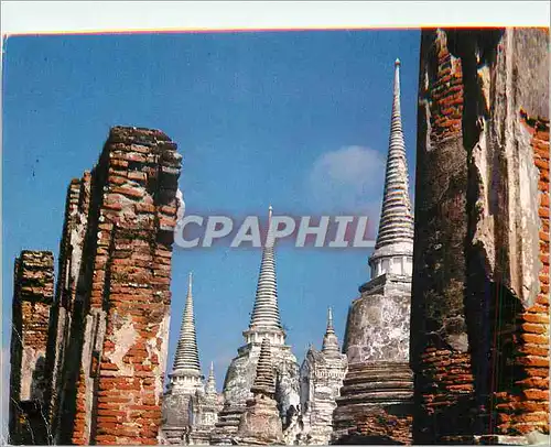 Cartes postales moderne Ayuthaya Impressive Ruins of the Former Capital of Siam