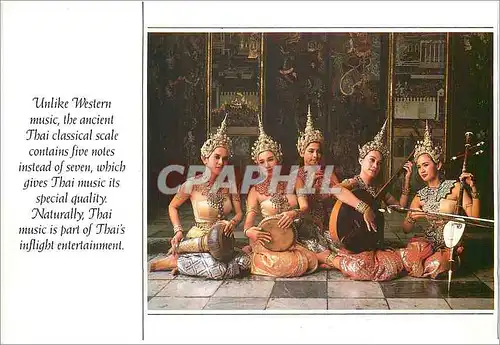 Cartes postales moderne Music the Ancient Thai Classical Scale Contains Five Notes Instead of Seven