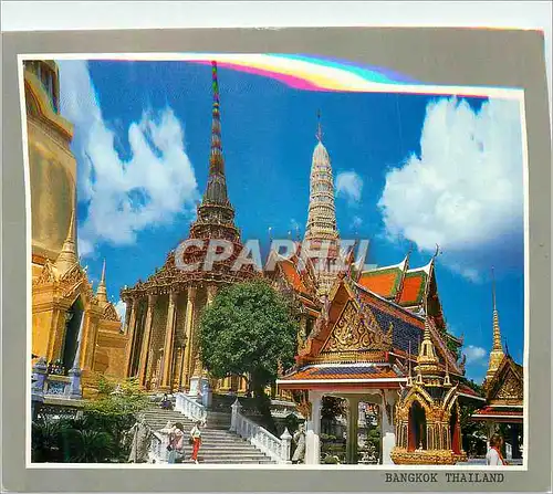Moderne Karte Bangkok Thailand an Interesting View of a Part of Wat (Temple) Phra Keo at Bangkok Thailand
