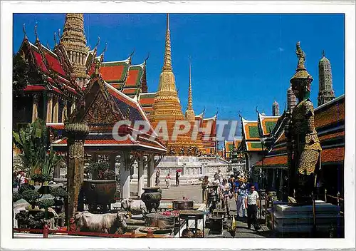 Moderne Karte Bangkok Inside of the Emerald Buddha Temple