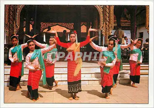Cartes postales moderne Nail Dance of Northern Thailand