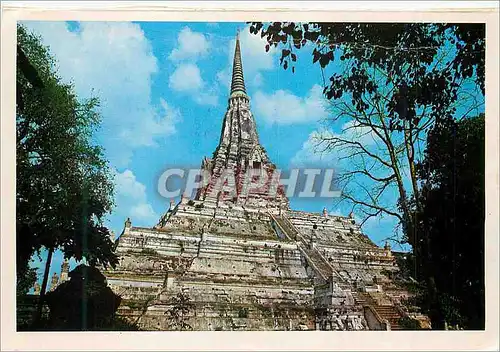 Cartes postales moderne A View of Phukhao Thong (Golden Mountain) at Ayudhya Thailand