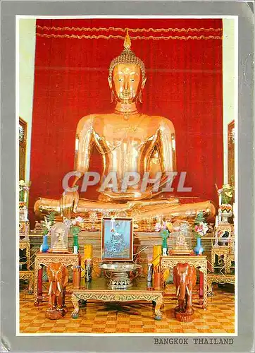 Cartes postales moderne The Golden Buddha of Sukhothai in Wat Traimit Withayaram Worawiharn Bangkok Thailand