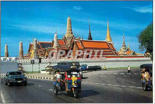 Moderne Karte The Emerald Buddha Temple Bangkok