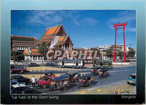 Cartes postales moderne Bangkok the Tuk's at the Giant Swing