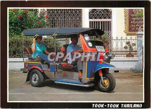 Cartes postales moderne Thailand Took Took Wheels Vehicle