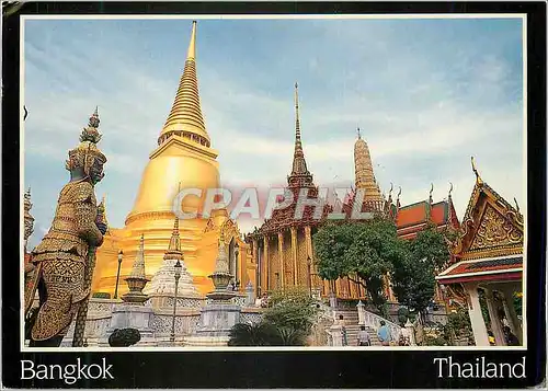 Moderne Karte Thailand Bangkok Temple of the Emerald Buddha Bangkok