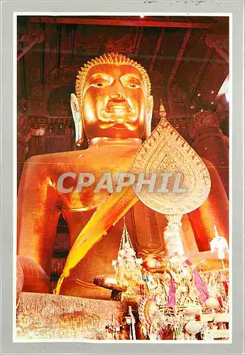 Cartes postales moderne Ayudhya Thailand Large Budha Images Called Luang Pho Tho in Wat Phanang Cheng