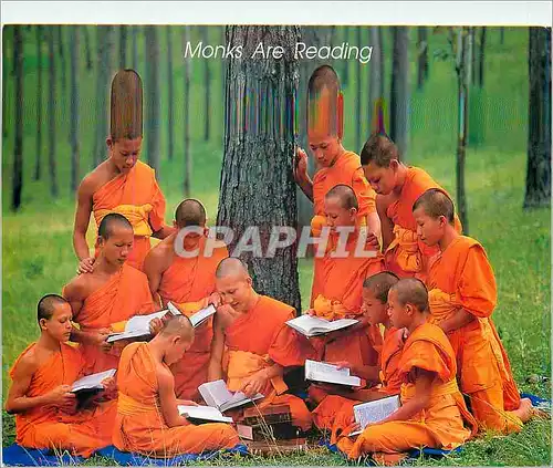 Moderne Karte Thailand Monks are Reading