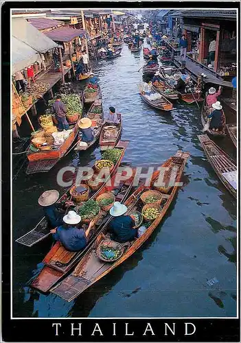 Cartes postales moderne Thailand Floating Market Damnoen Saduak Ratchaburi