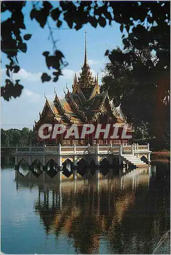 Moderne Karte Thailand Phra Thinang Aisawan Thiphya art Bang Pa in Palace Ayutthaya