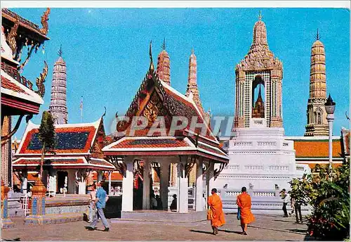 Moderne Karte Inside the Grounds of Wat (Emerald Buddha Temple)