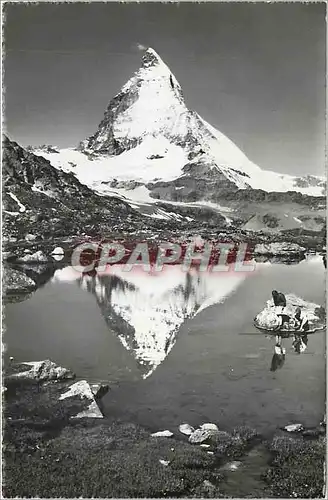 Cartes postales moderne Cervin et Riffelsee