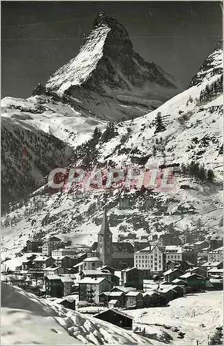 Cartes postales moderne Zermatt 1616m Matterhorn Mt Cervin 4478m