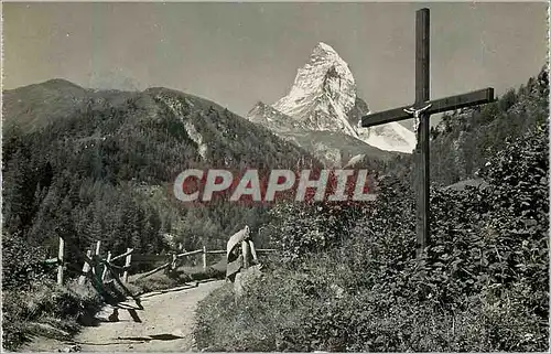 Cartes postales moderne Zermatt Blick auf's Matterhorn