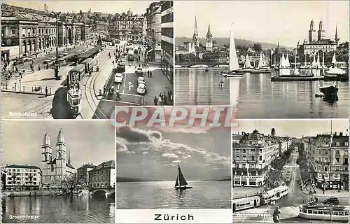 Moderne Karte Zurich