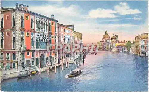 Cartes postales moderne Venezia Grand Canal et Palais Franchetti Bateau