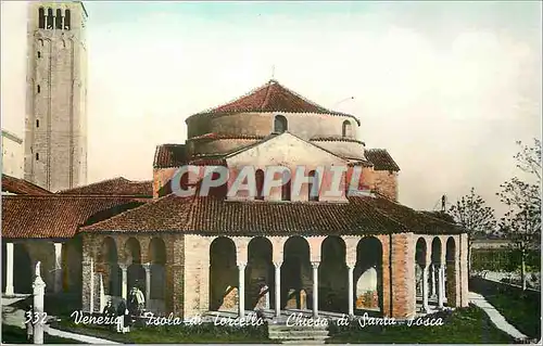 Cartes postales moderne Venezia Ile de Torcello Eglise de St Fosca