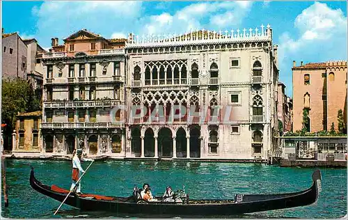 Cartes postales moderne Venezia La Maison d'Or Bateau