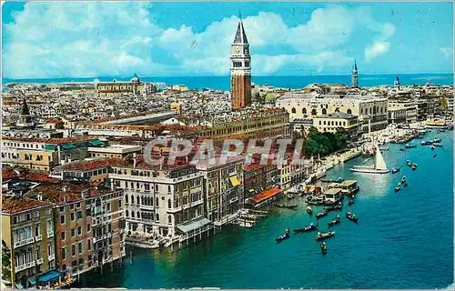 Cartes postales moderne Venezia Vue Generale Bateaux