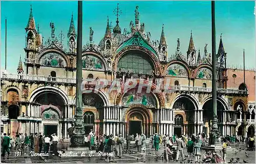 Cartes postales moderne Venezia Basilique de St Marc