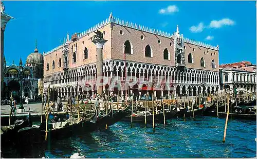 Cartes postales moderne Venezia Palais Ducal Bateaux