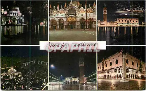 Cartes postales moderne Venezia Notturna