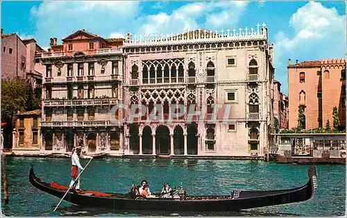 Cartes postales moderne Venezia La Maison d'Or Bateau