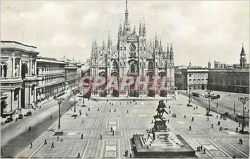 Cartes postales moderne Milano Piazza Duomo