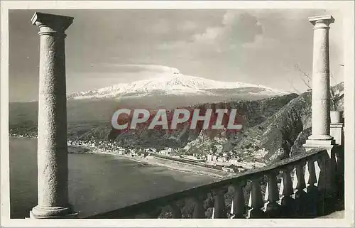 Cartes postales moderne L'Etna vista dal Giardino Duca di Bronte Volcan