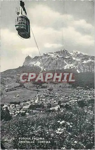 Cartes postales moderne Funivia Faloria Cristallo Cortina