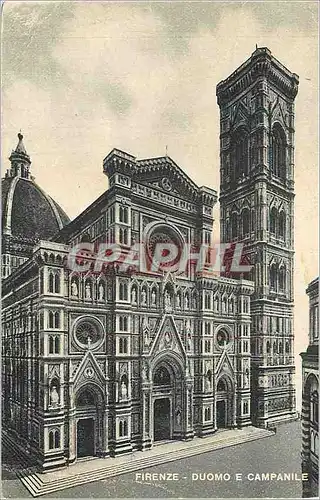 Moderne Karte Firenze Duomo e Campanile