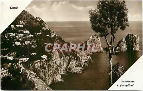 Cartes postales moderne Capri Panorama e Faraglioni