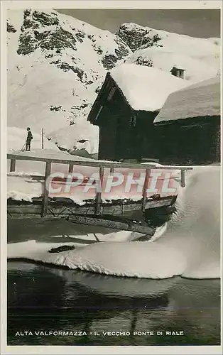 Cartes postales moderne Alta Valformazza il Vecchio Ponte di Riale