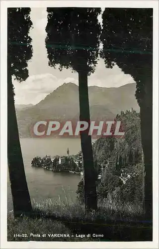 Cartes postales moderne Punta di Varenna Lago di Como
