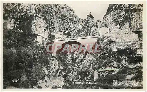 Cartes postales moderne Ponte San Luigi Frontiera Italiana