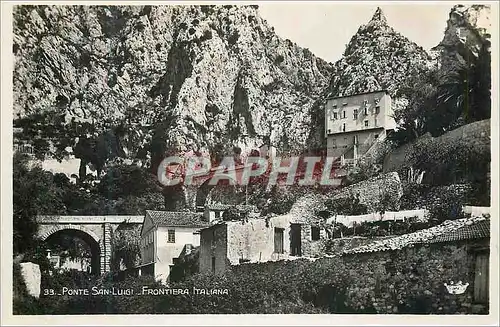 Cartes postales moderne Ponte San Luigi Frontiera Italiana