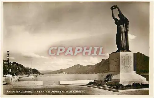 Cartes postales moderne Lago Maggiore Intra Monumento al Caduti