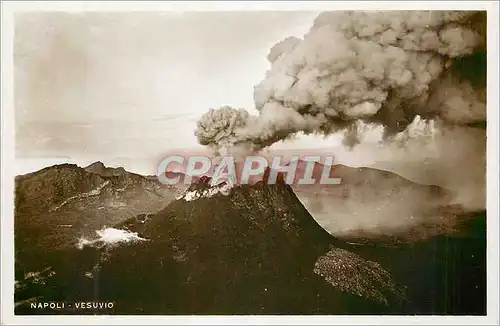 Moderne Karte Napoli Vesuvio Volcan